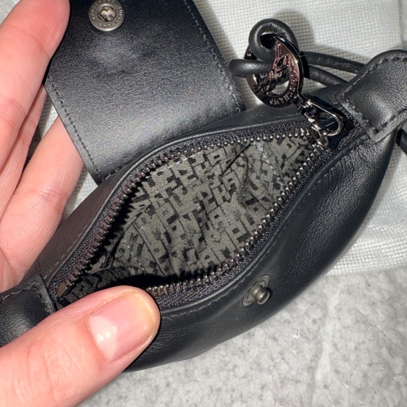 Brand New LE PLIAGE XTRA COIN PURSE - Black - Leather - Picture 3 of 7